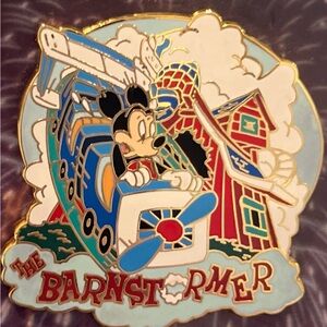 Disney magic kingdom Disney Barnstormer Pin with Red and Blue Accents